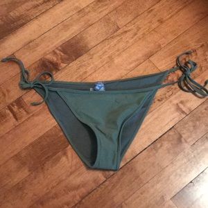 Olive Green Size Large Aerie Bikini Bottoms